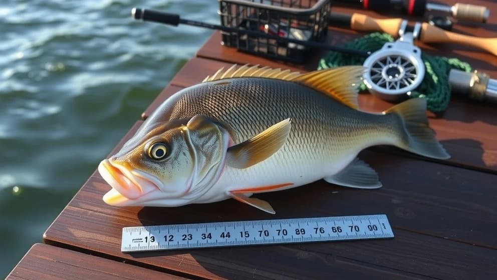 Världsrekord abborre som någon har fångat